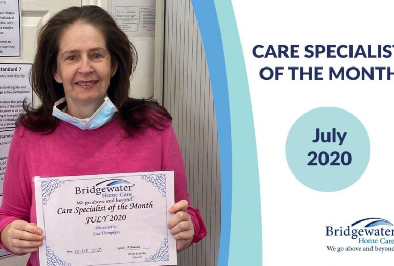 Bridgewater Home Care Carer of the Month July Bolton