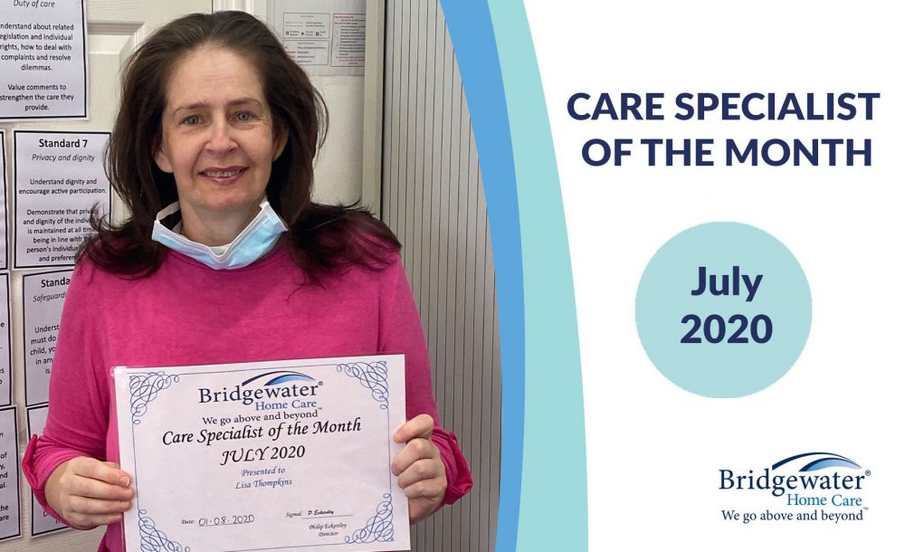 Bridgewater Home Care Carer of the Month July Bolton