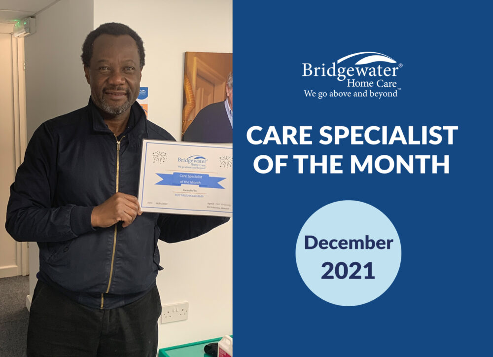 Team Player Roy is Care Specialist of the month