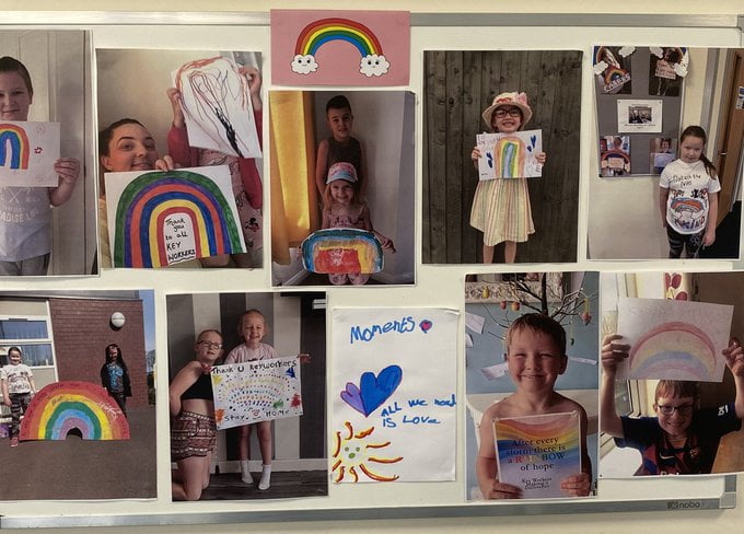Rainbows Covid-19 Spreading Positivity at the Bridgewater Home Care