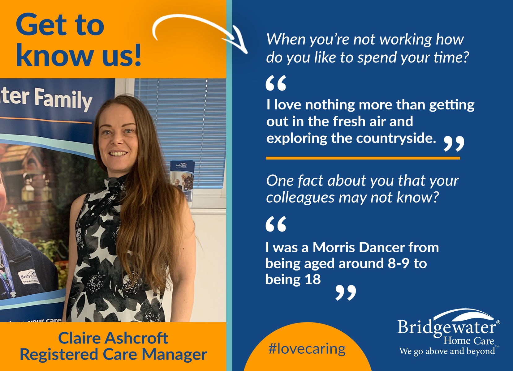 Getting to Know Claire Ashcroft Bridgewater Home Care Bolton’s New